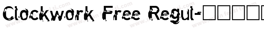 Clockwork Free Regul字体转换